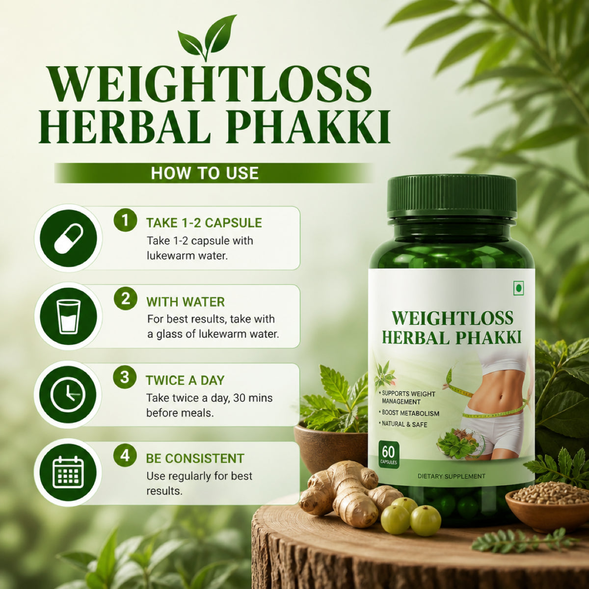 How to use Weightloss Herbal